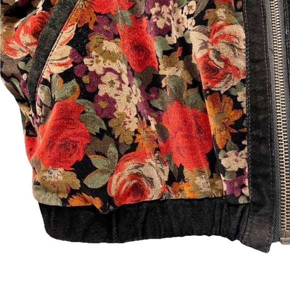 Vintage Brandon Thomas, patchwork bomber jacket. 80s. Leather. Woman’s size S. - Picture 12 of 14